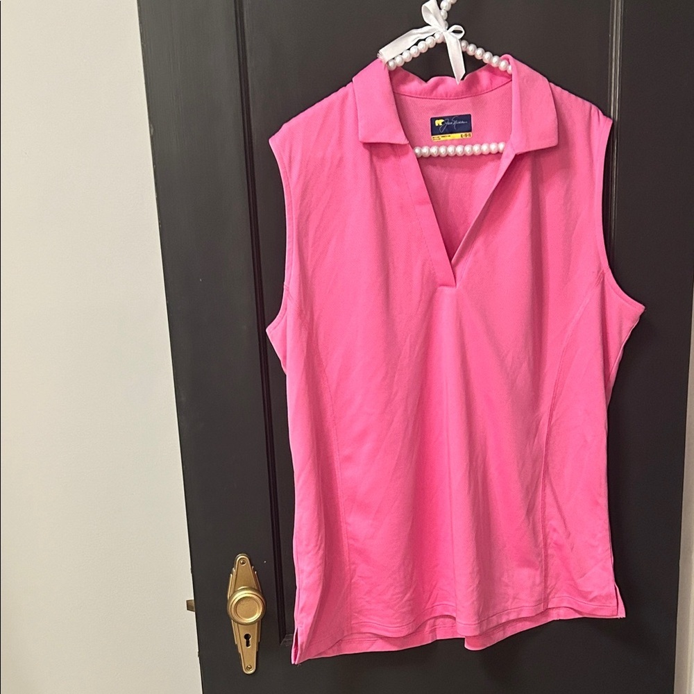 Jack Snicklaus Pink Sleeveless Top